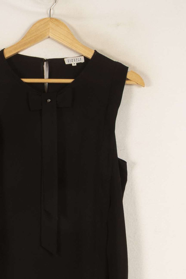 Blouse Noire - Taille M/38 de la marque Claudie Pierlot | PARAD48409 - Vendu par Paradigme - Image 3