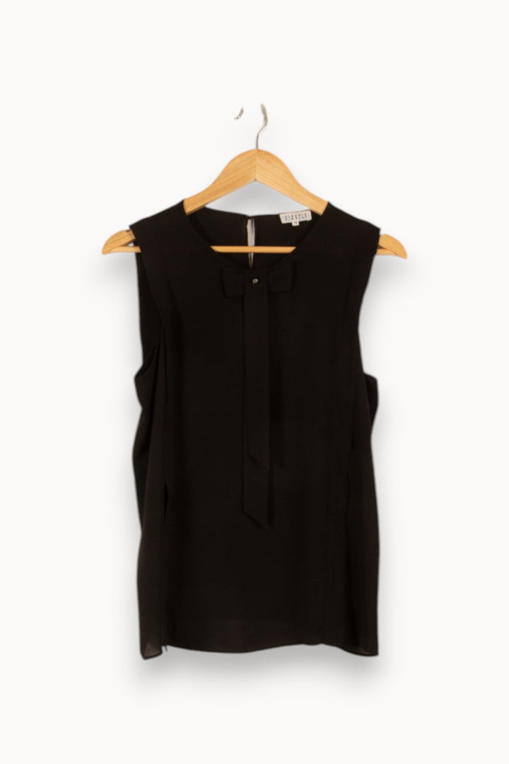 Blouse Noire - Taille M/38 de la marque Claudie Pierlot | PARAD48409 - Vendu par Paradigme - Image 2