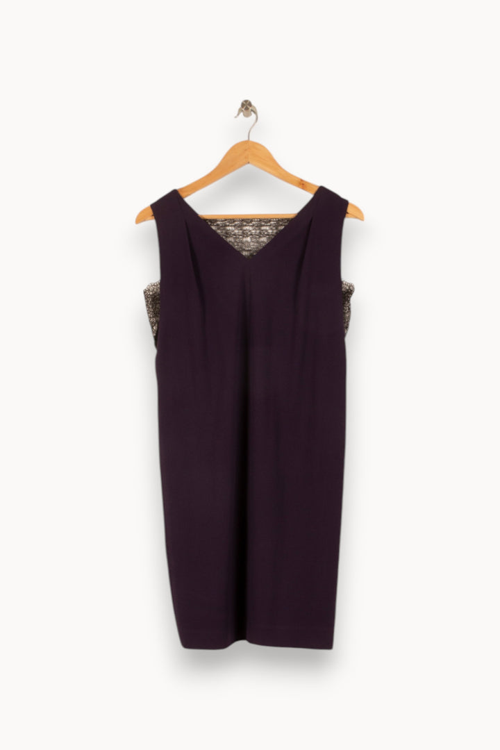 Robe Droite Violette - Taille XS/34 de la marque The Kooples | PARAD48418 - Vendu par Paradigme - Image 2