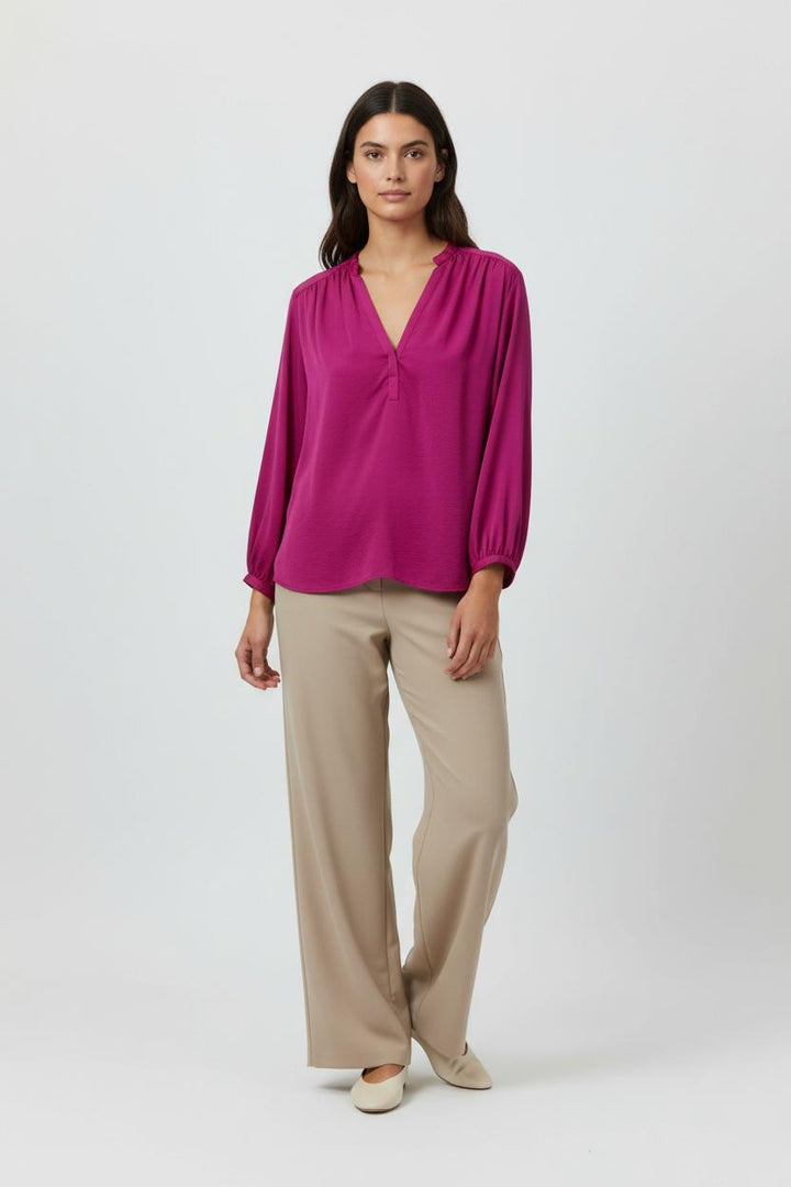 Blouse rose foncé - Taille S/36 de la marque Maje | PARAD48424 - Vendu par Paradigme - Image 1
