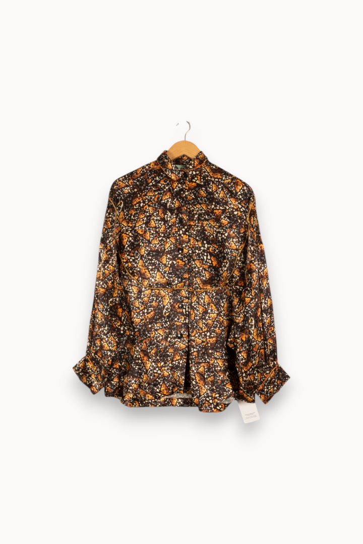 Chemise Marron et Orange - Taille XS/34 de la marque Heimstone | PARAD48426 - Vendu par Paradigme - Image 2
