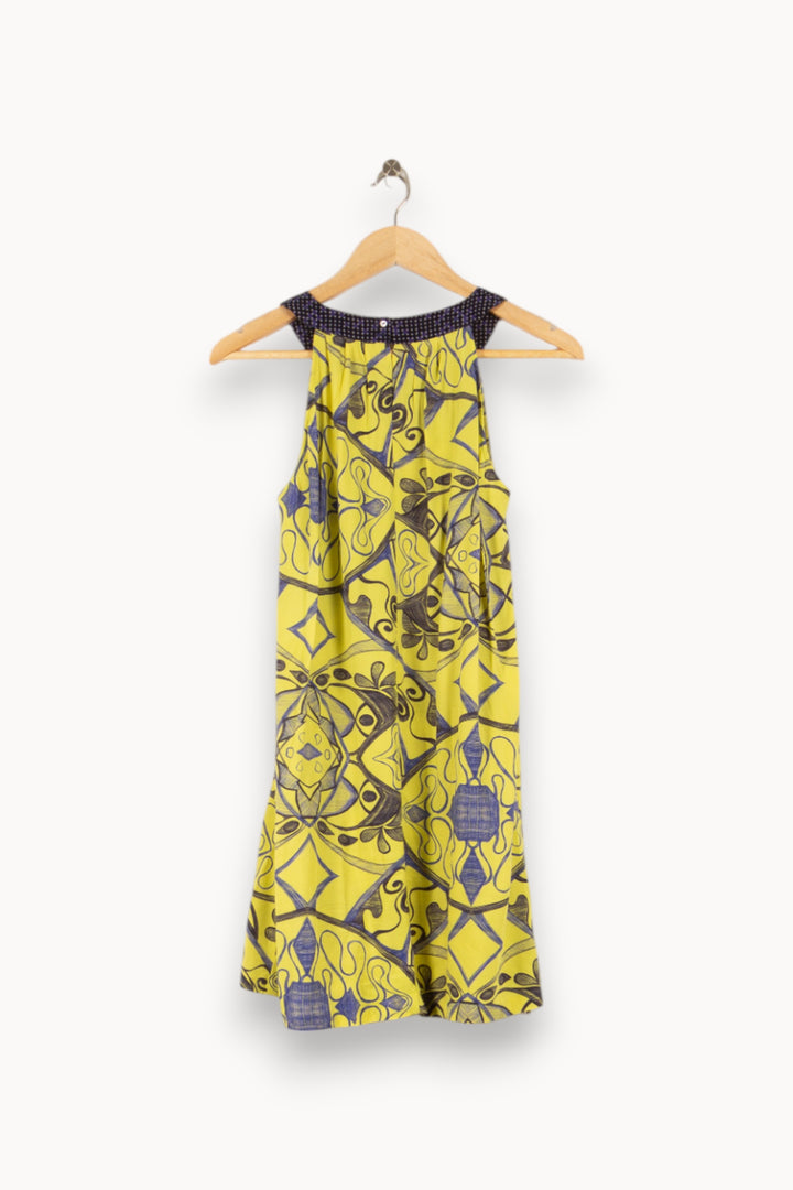 Robe Courte & Midi Jaune - Taille S/36 de la marque One Step | PARAD48429 - Vendu par Paradigme - Image 4