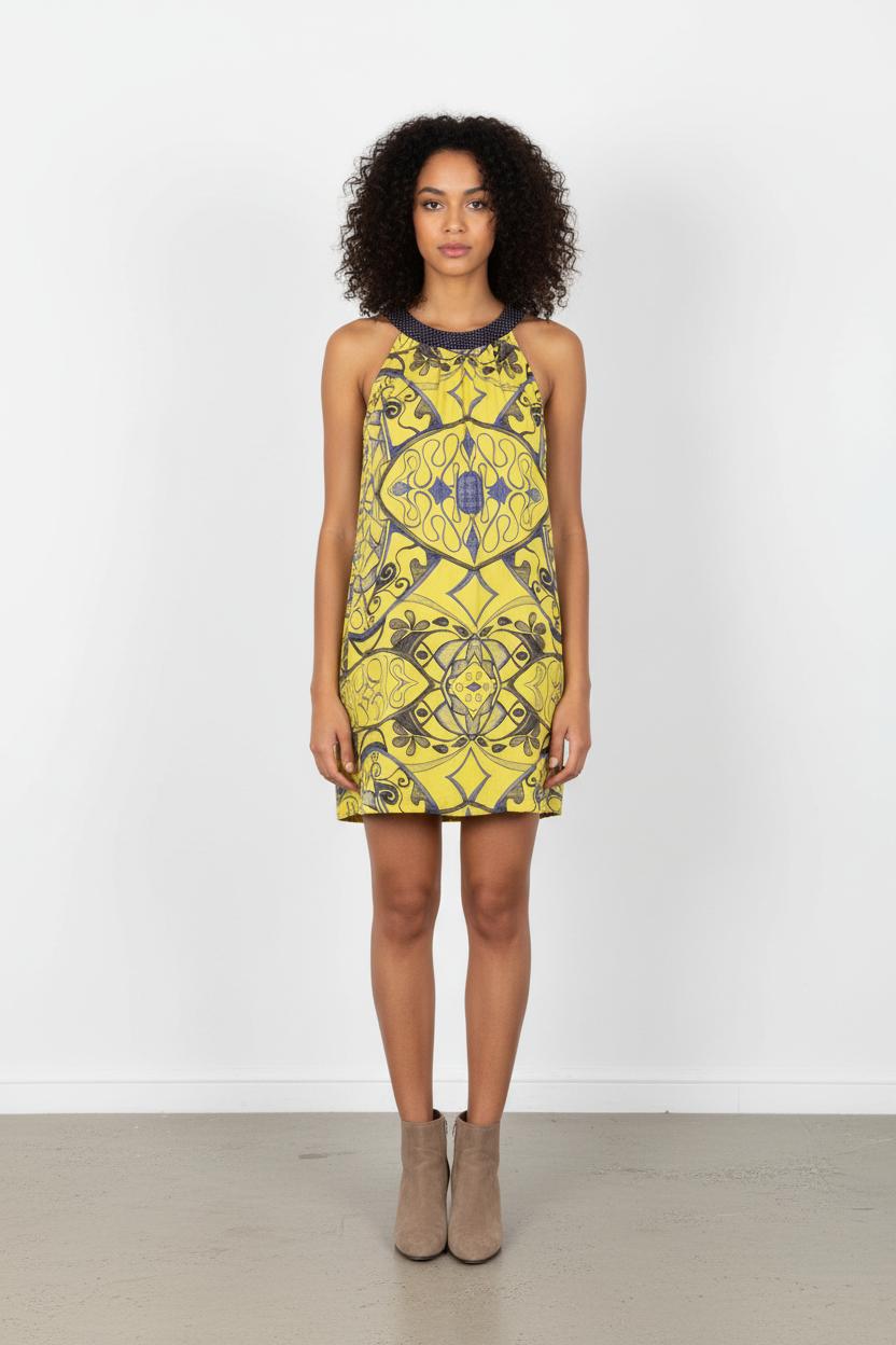 Robe Courte Jaune - Taille S/36