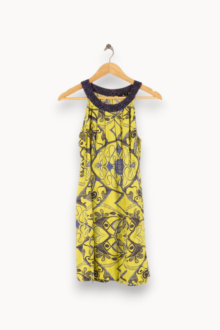 Robe Courte & Midi Jaune - Taille S/36 de la marque One Step | PARAD48429 - Vendu par Paradigme - Image 2
