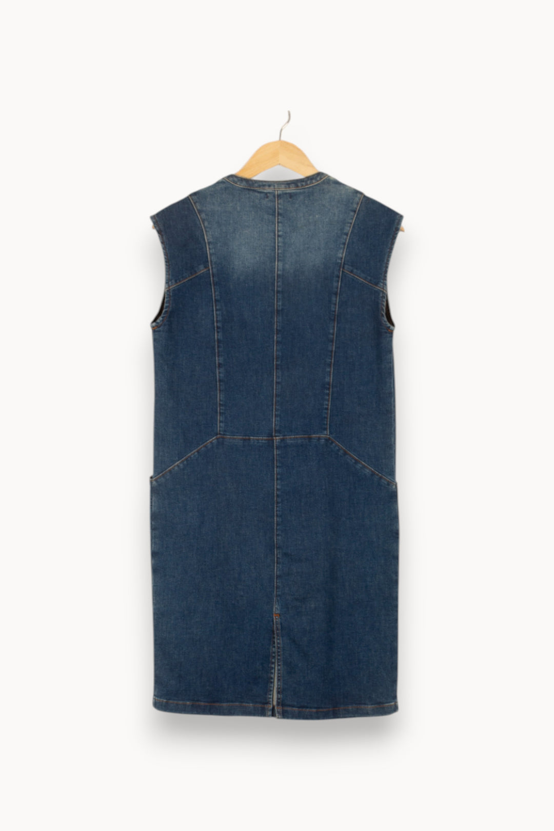 Robe Courte & Midi Bleu - Taille S/36 de la marque Caroll | PARAD48431 - Vendu par Paradigme - Image 4