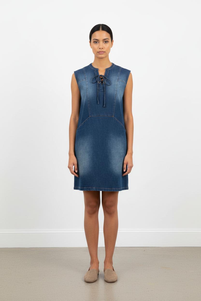 Robe Courte Bleu - Taille S/36