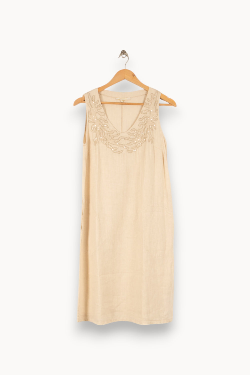 Robe Courte & Midi Beige - Taille S/36 de la marque La Fée Maraboutée | PARAD48433 - Vendu par Paradigme - Image 2