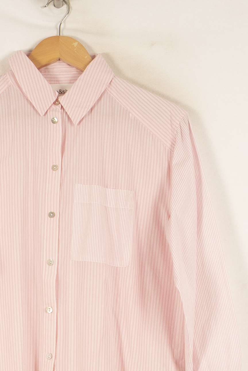 Chemise Rose - Taille XS/34 de la marque ba&sh | PARAD48434 - Vendu par Paradigme - Image 3
