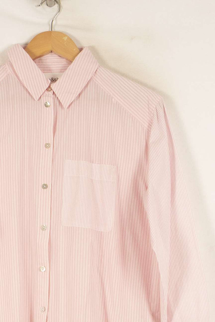 Chemise Rose - Taille XS/34 de la marque ba&sh | PARAD48434 - Vendu par Paradigme - Image 3