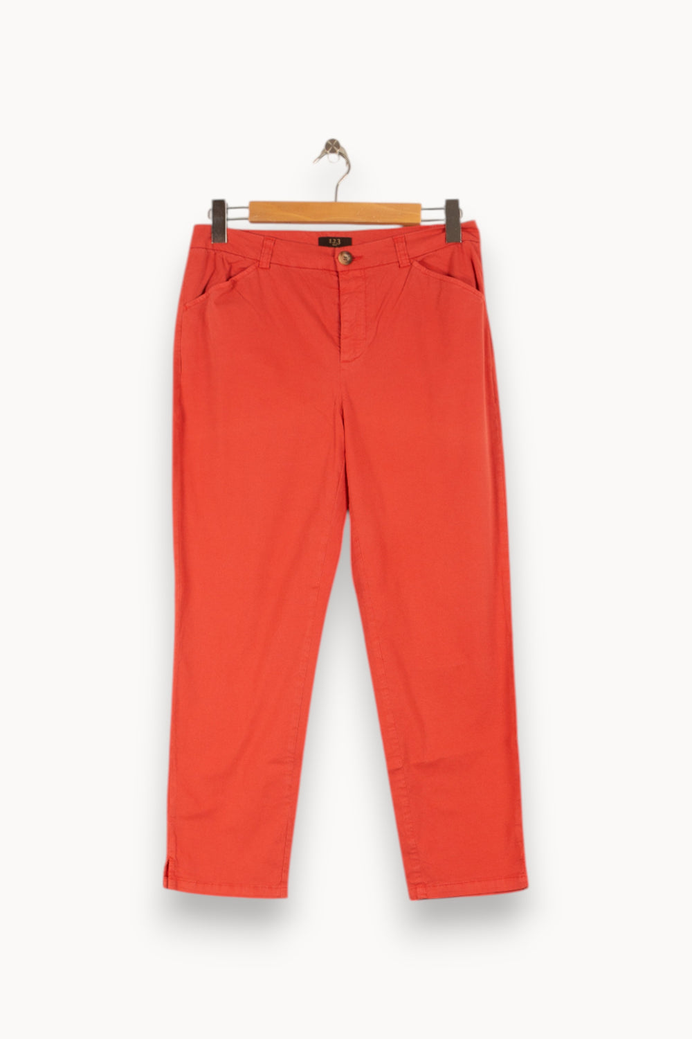 Pantalon Droit Rose - Taille L/40 de la marque Maison 123 | PARAD48449 - Vendu par Paradigme - Image 2