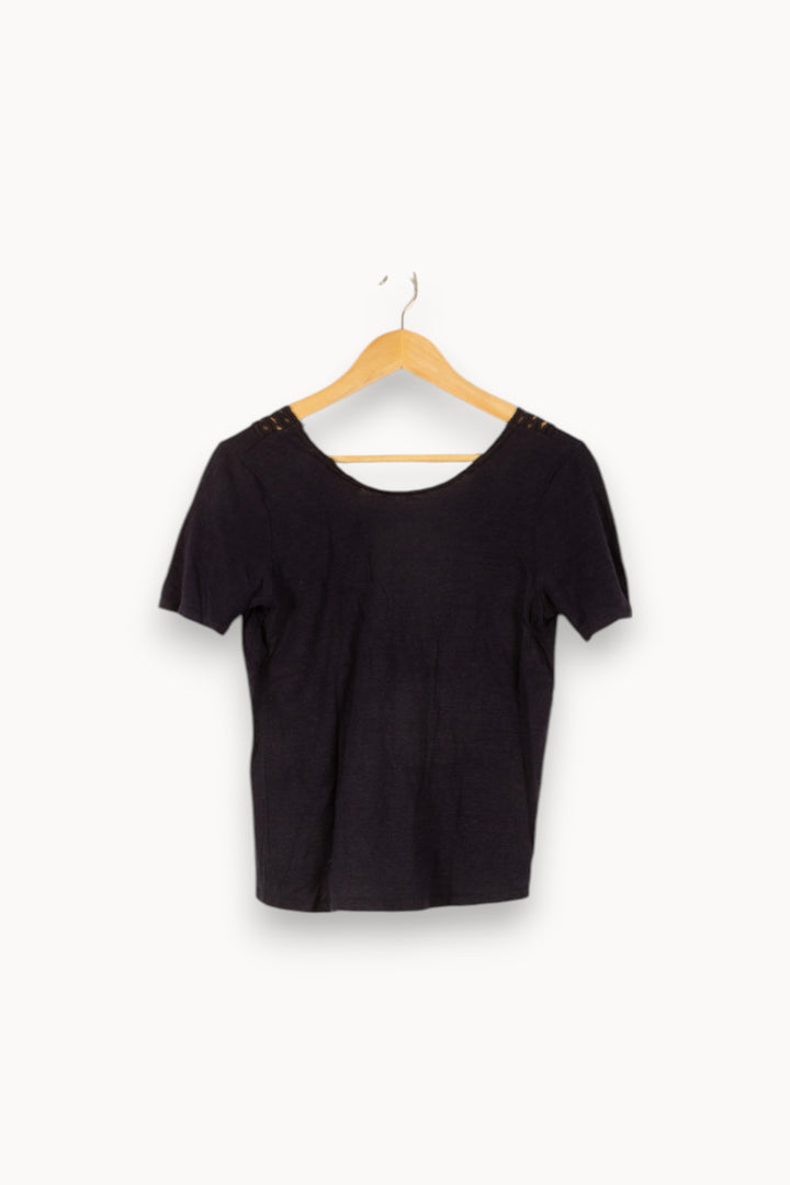 Tee-shirt Bleu - Taille S/36 de la marque Sézane | PARAD48461 - Vendu par Paradigme - Image 4
