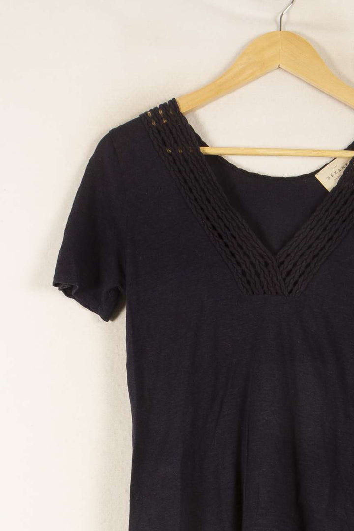 Tee-shirt Bleu - Taille S/36 de la marque Sézane | PARAD48461 - Vendu par Paradigme - Image 3