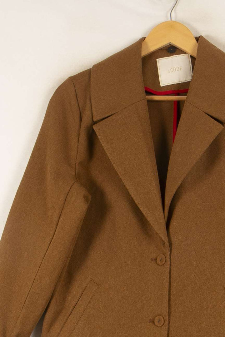Manteau Marron - Taille S/36 de la marque I.Code | PARAD48462 - Vendu par Paradigme - Image 3