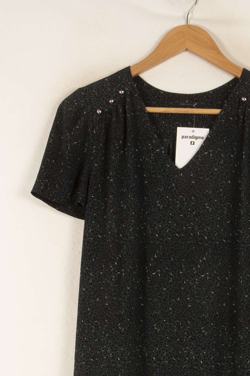Robe Courte Noire - Taille XS/34 de la marque IKKS | PARAD48463 - Vendu par Paradigme - Image 3