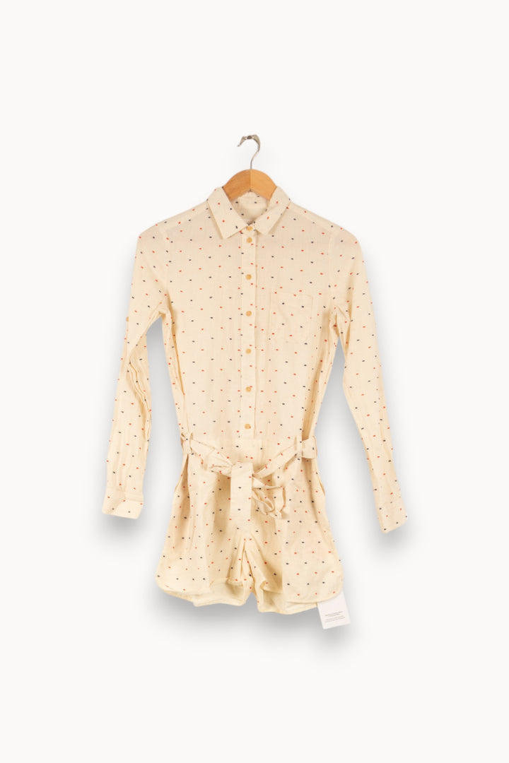 Combishort Blanche - Taille S/36 de la marque Sézane | PARAD48464 - Vendu par Paradigme - Image 2