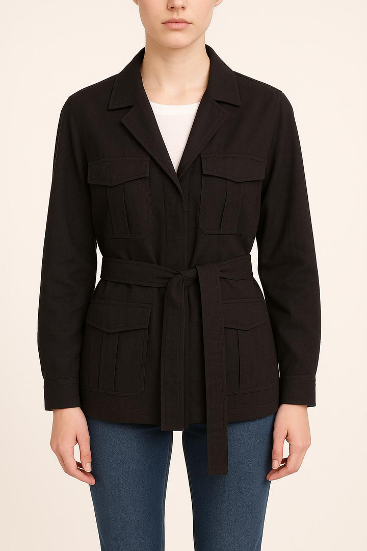 Veste Noire - Taille L/40 de la marque ZAPA | PARAD48471 - Vendu par Paradigme - Image 1