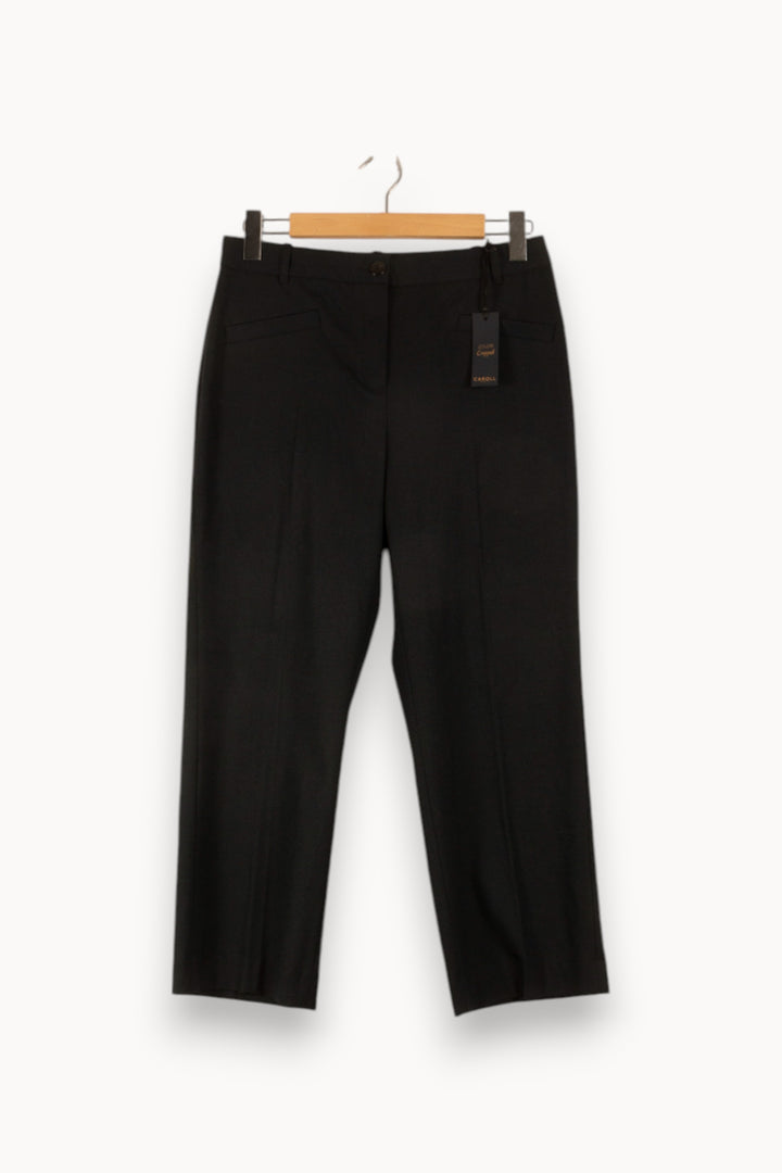 Pantalon Noir - Taille L/40 de la marque Caroll | PARAD48476 - Vendu par Paradigme - Image 2