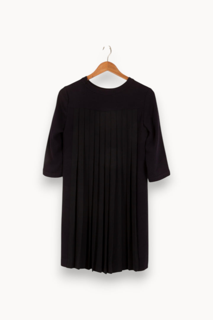 Robe Midi Noire - Taille S/36 de la marque Claudie Pierlot | PARAD48482 - Vendu par Paradigme - Image 4