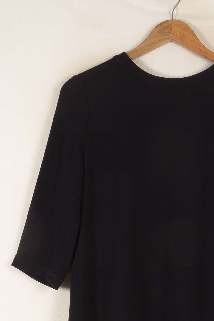 Robe Midi Noire - Taille S/36 de la marque Claudie Pierlot | PARAD48482 - Vendu par Paradigme - Image 3