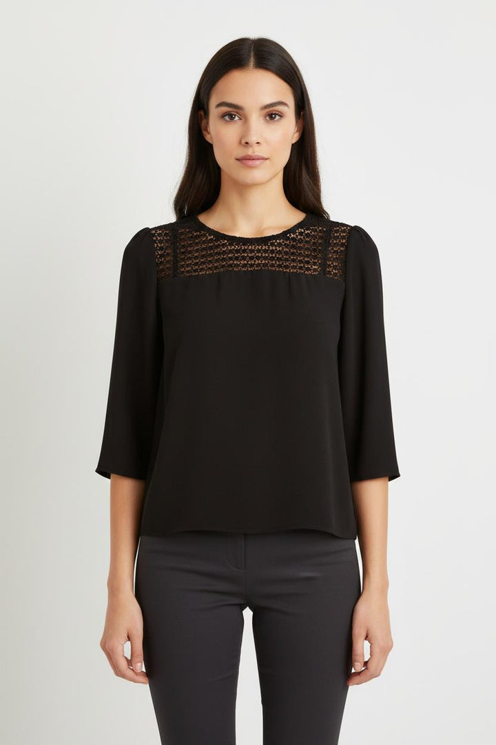 Blouse Noire - Taille S/36