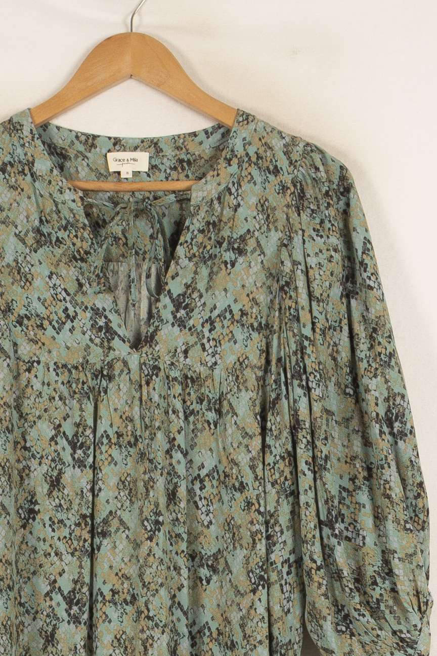 Robe Courte Verte - Taille S/36 de la marque Grace & Mila | PARAD48486 - Vendu par Paradigme - Image 3