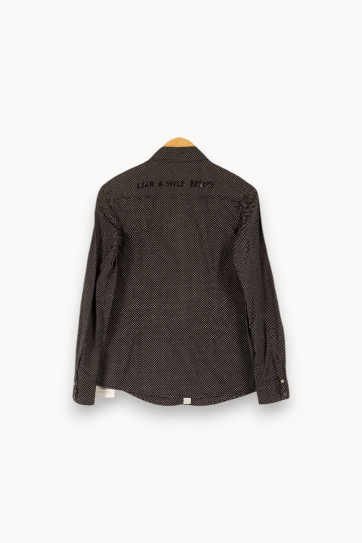 Chemise Noire - Taille M/38 de la marque IKKS | PARAD48491 - Vendu par Paradigme - Image 4