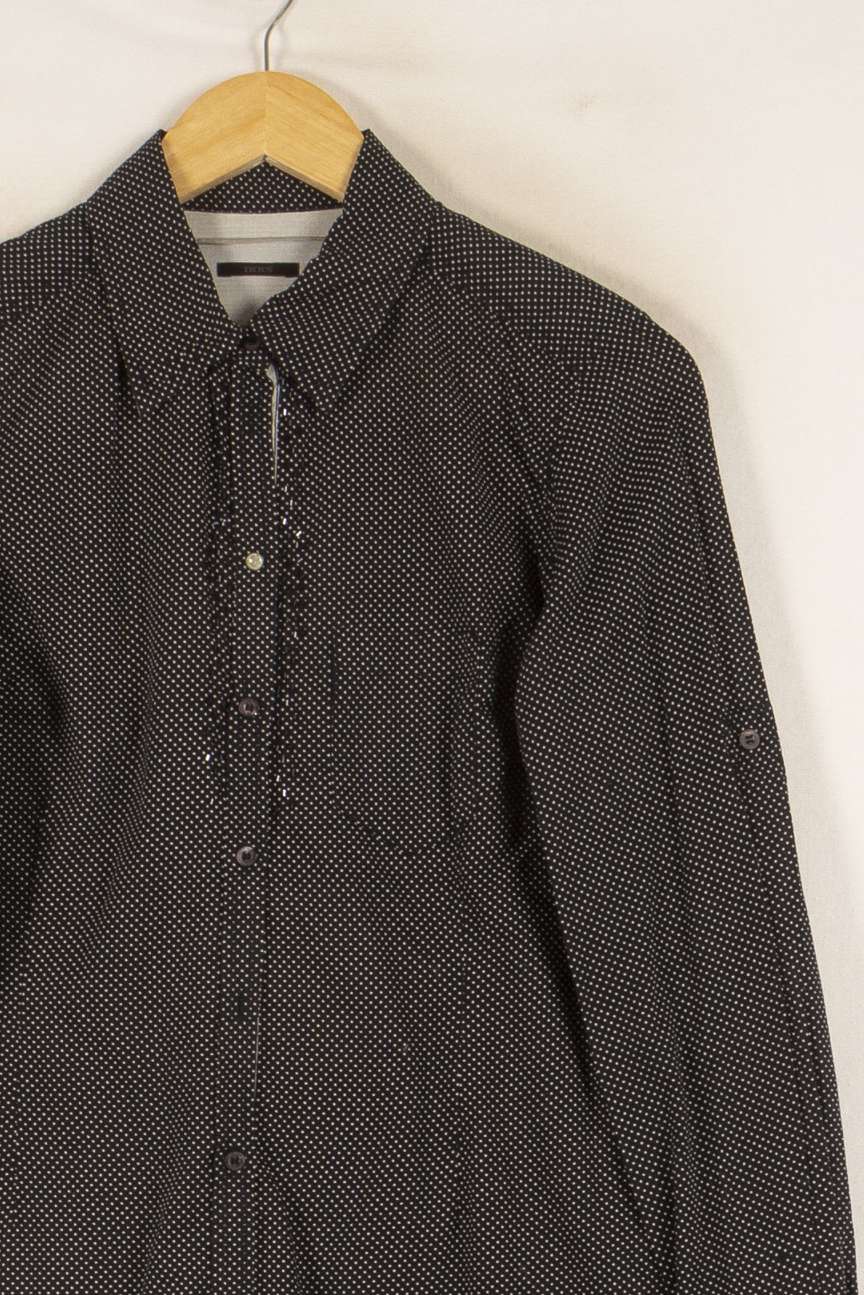 Chemise Noire - Taille M/38 de la marque IKKS | PARAD48491 - Vendu par Paradigme - Image 3