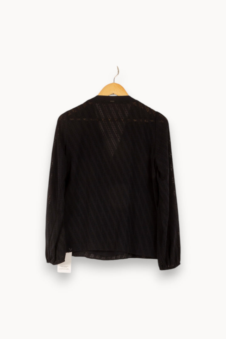 Blouse Noire - Taille L/40 de la marque IKKS | PARAD48492 - Vendu par Paradigme - Image 4