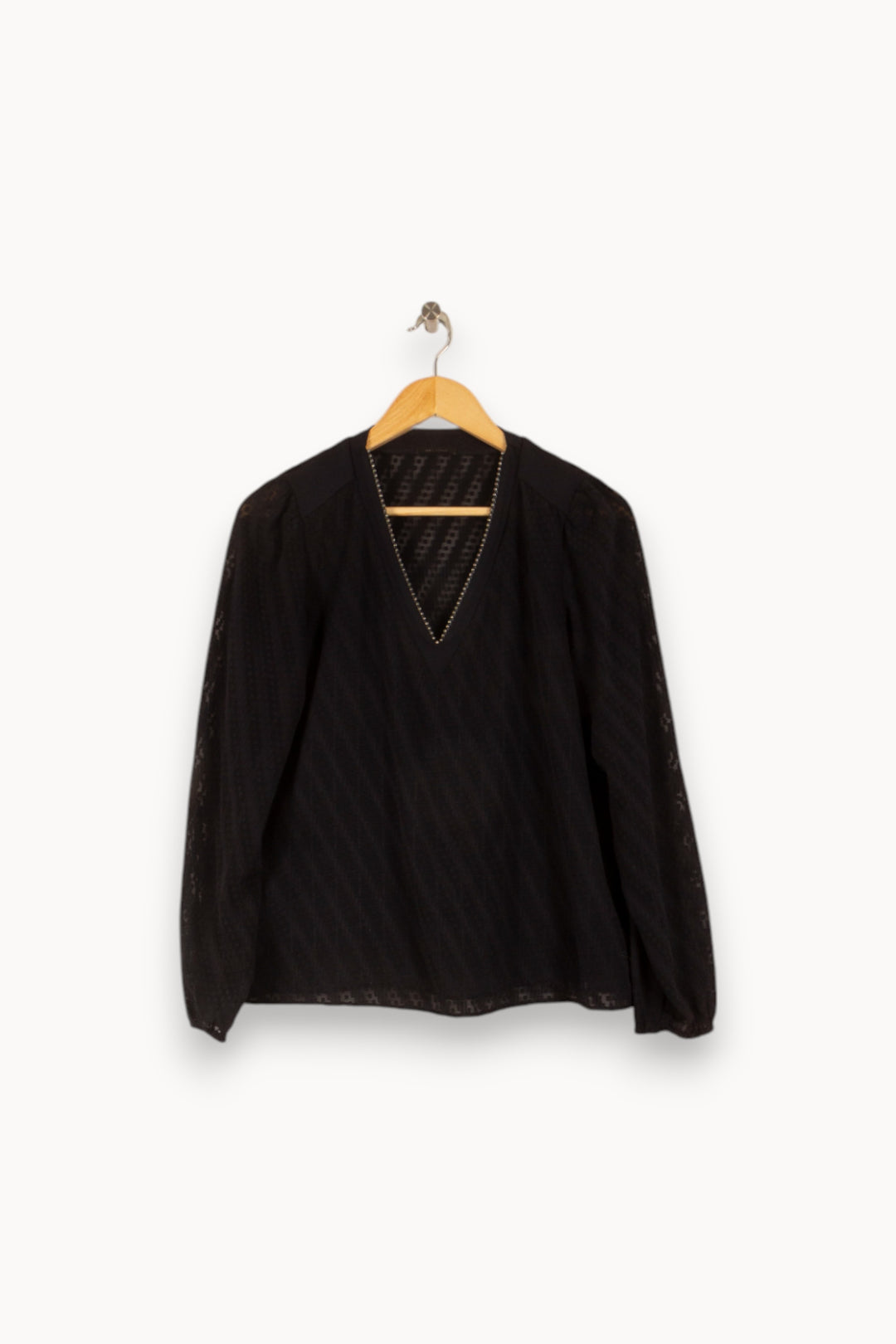 Blouse Noire - Taille L/40 de la marque IKKS | PARAD48492 - Vendu par Paradigme - Image 2