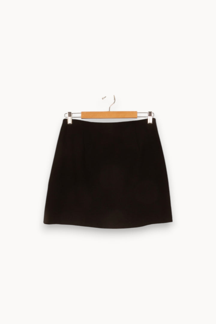 Jupe Courte Noire et Imprimée Python - Taille L/40 de la marque ZAPA | PARAD48494 - Vendu par Paradigme - Image 4