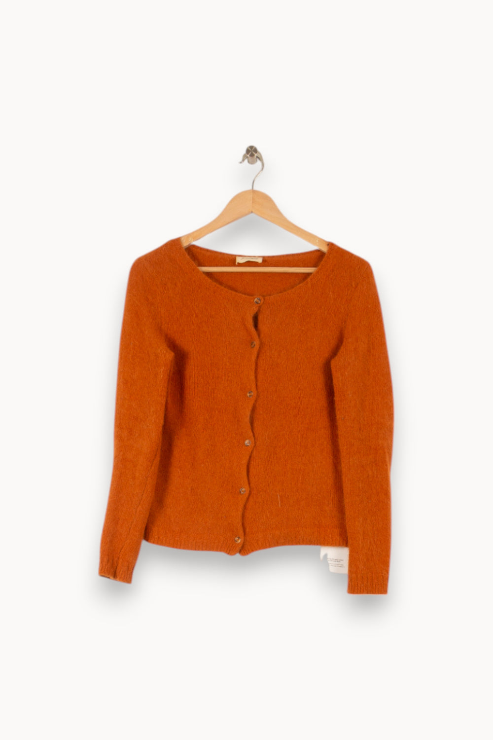 Cardigan Orange - Taille S/36 de la marque American Vintage | PARAD48505 - Vendu par Paradigme - Image 2
