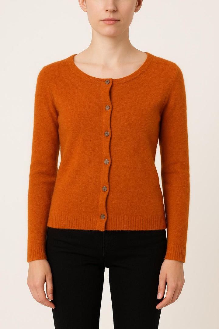 Cardigan Orange - Taille S/36 de la marque American Vintage | PARAD48505 - Vendu par Paradigme - Image 1