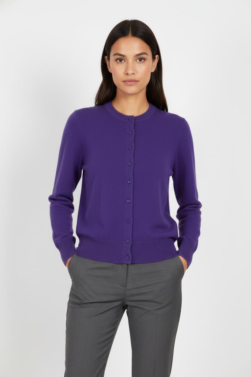 Cardigan Violet - Taille XS/34