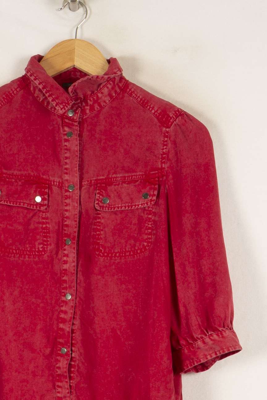 Chemise Rose - Taille S/36 de la marque IKKS | PARAD48509 - Vendu par Paradigme - Image 3