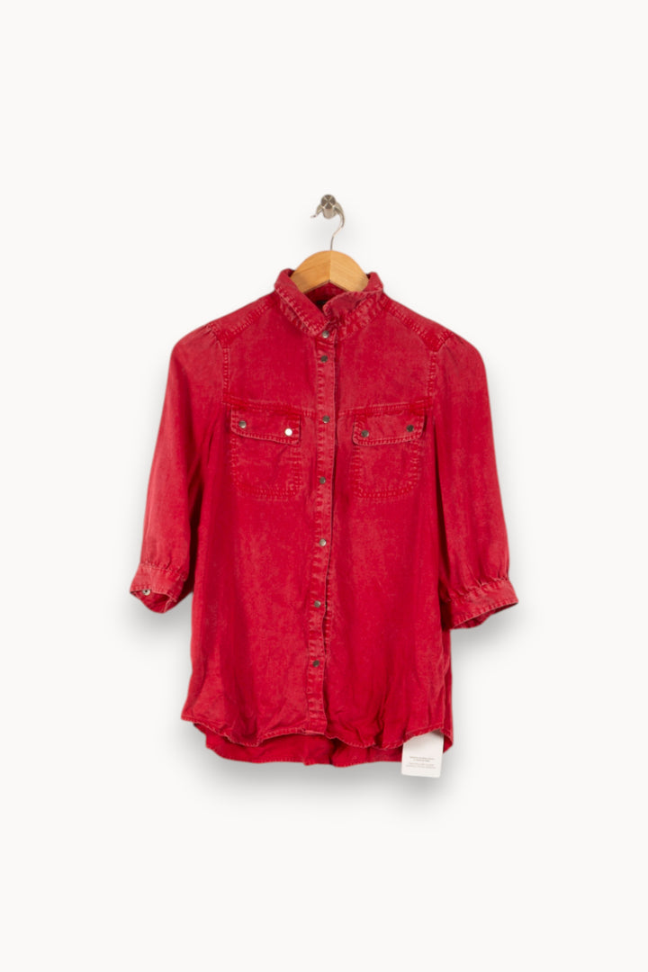 Chemise Rose - Taille S/36 de la marque IKKS | PARAD48509 - Vendu par Paradigme - Image 2