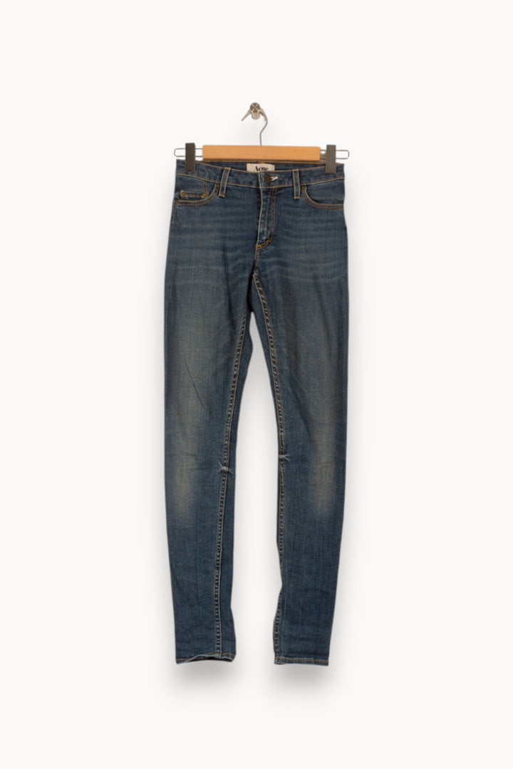 Jean Bleu - Taille XS/34 de la marque Acne Studios | PARAD48513 - Vendu par Paradigme - Image 2