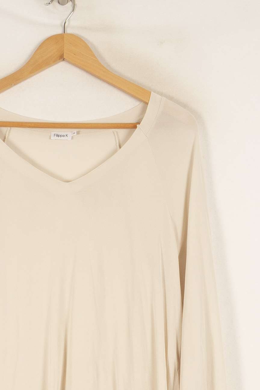 Blouse Beige - Taille XS/34 de la marque Filippa K | PARAD48516 - Vendu par Paradigme - Image 3