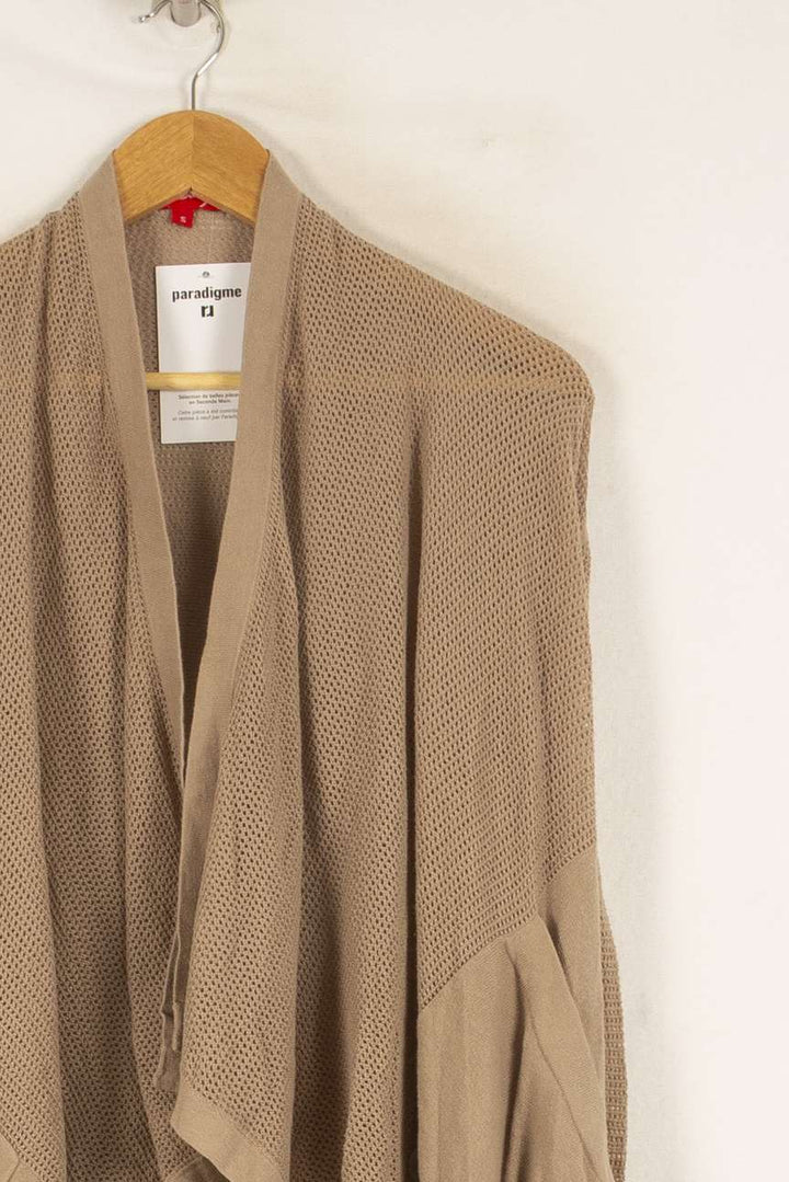 Cardigan Marron - Taille S/36 de la marque Derhy | PARAD48521 - Vendu par Paradigme - Image 3
