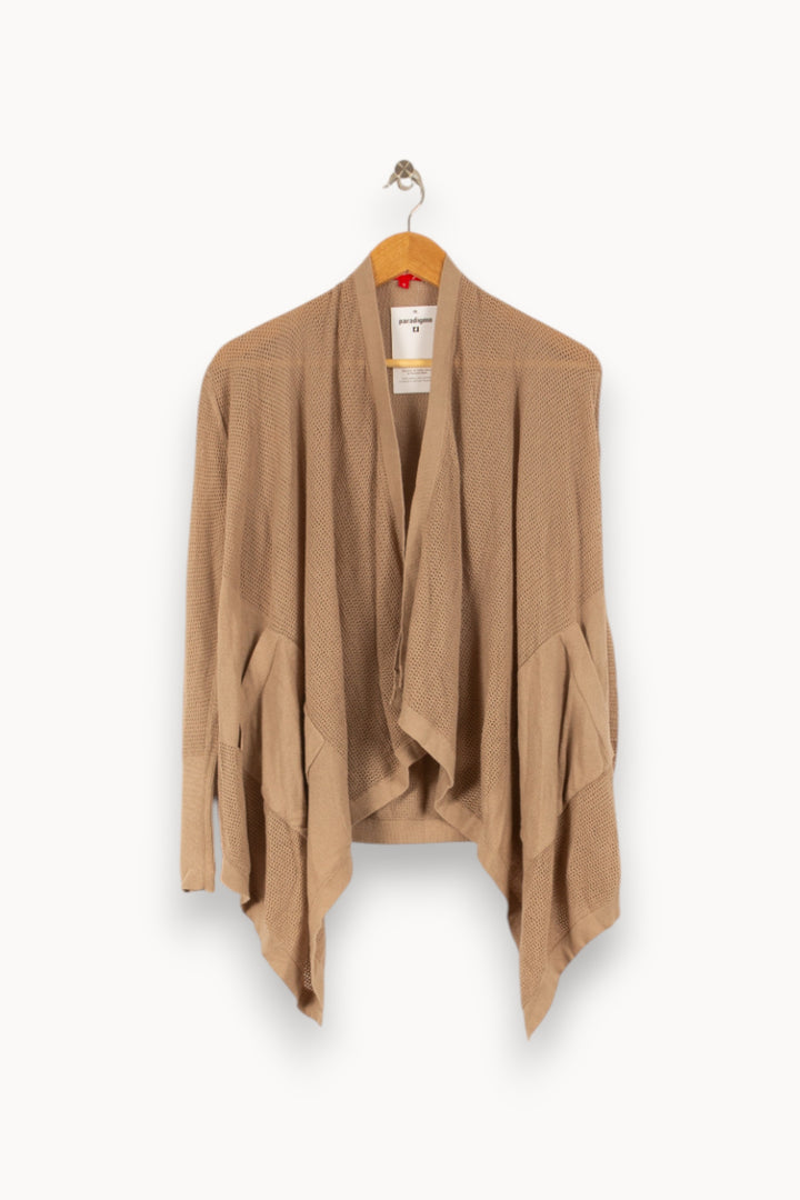 Cardigan Marron - Taille S/36 de la marque Derhy | PARAD48521 - Vendu par Paradigme - Image 2