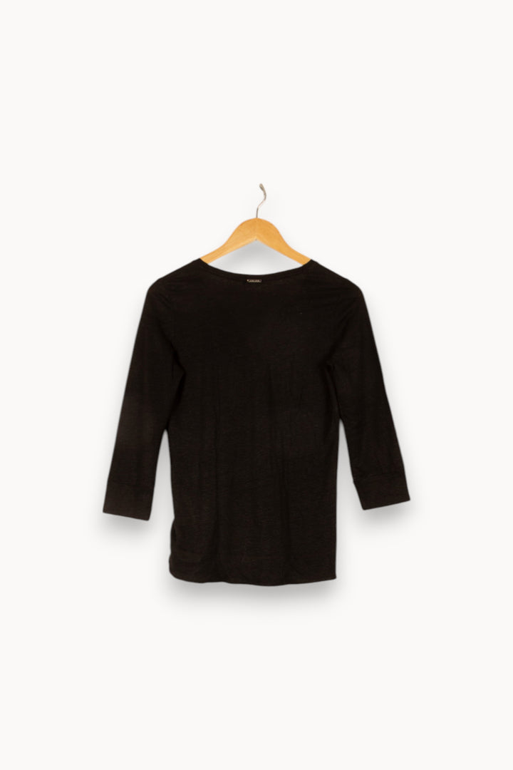 T-shirt Noir - Taille S/36 de la marque One Step | PARAD48523 - Vendu par Paradigme - Image 4