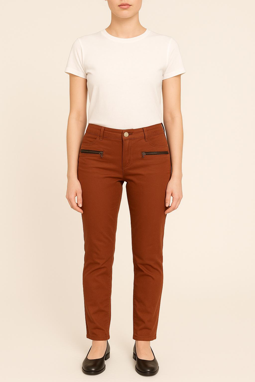 Pantalon Marron - Taille M/38 de la marque One Step | PARAD48529 - Vendu par Paradigme - Image 1