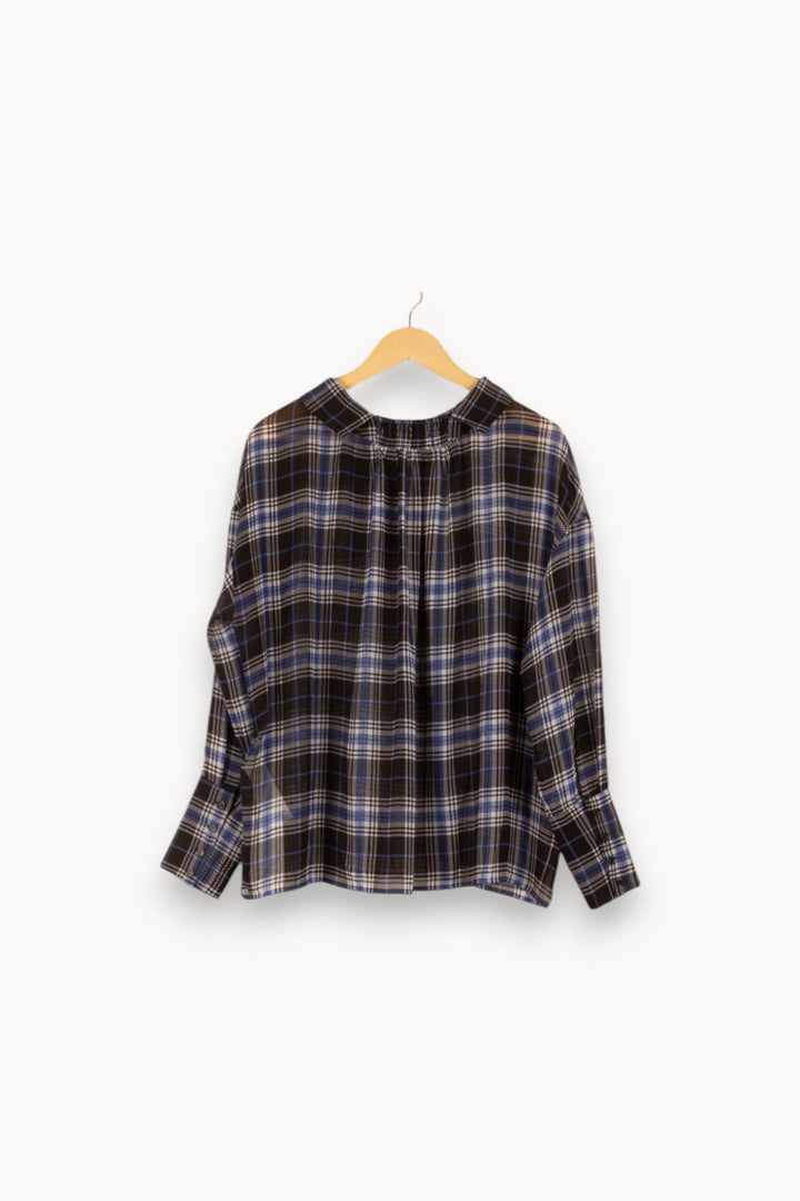 Blouse Bleue - Taille 40/L de la marque Maje | PARAD48551 - Vendu par Paradigme - Image 4