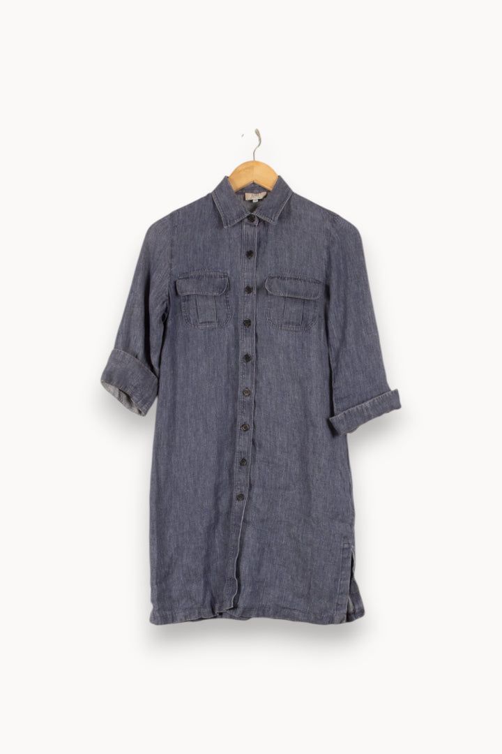 Robe Chemise Bleue - Taille M/38 de la marque Pablo | PARAD48554 - Vendu par Paradigme - Image 2