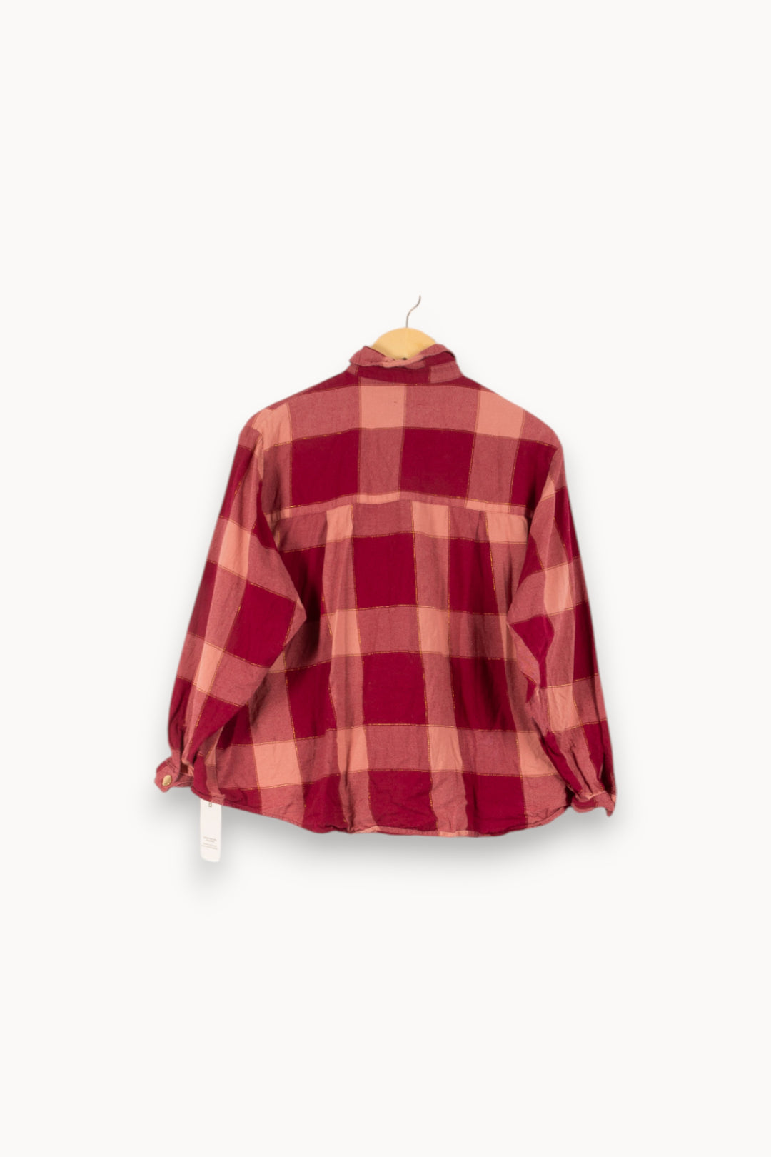 Chemise À Carreaux Rose et Rouge - Taille M/38 de la marque Wild | PARAD48563 - Vendu par Paradigme - Image 4