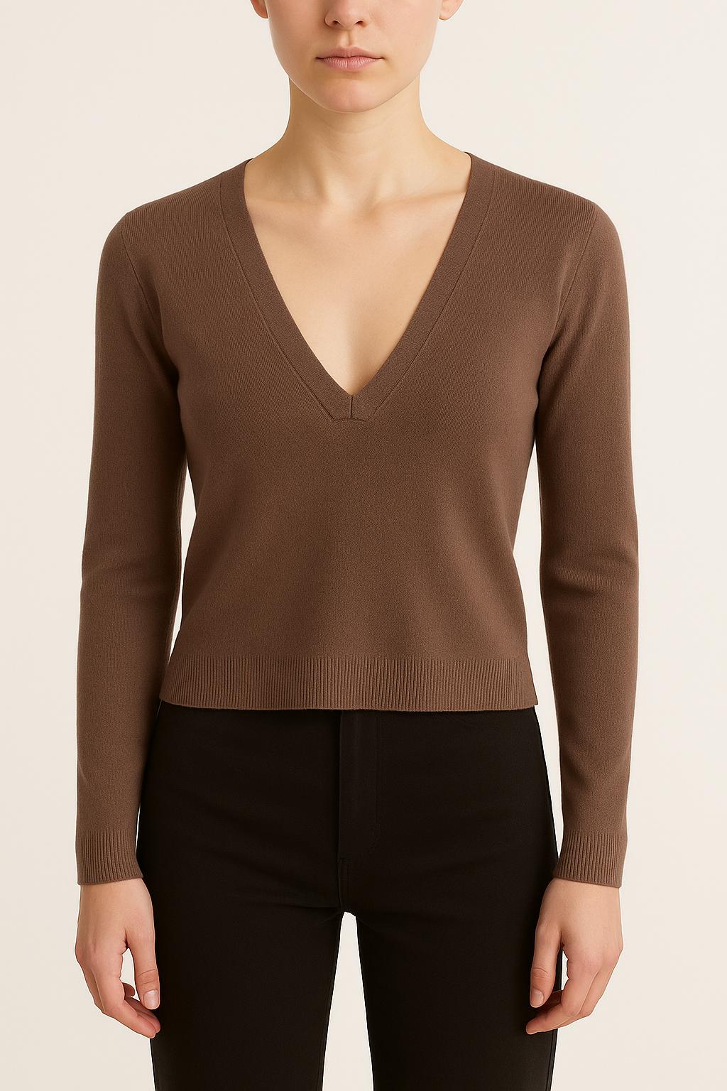 Pull Marron - Taille T.U. de la marque RAEV | PARAD48596 - Vendu par Paradigme - Image 1