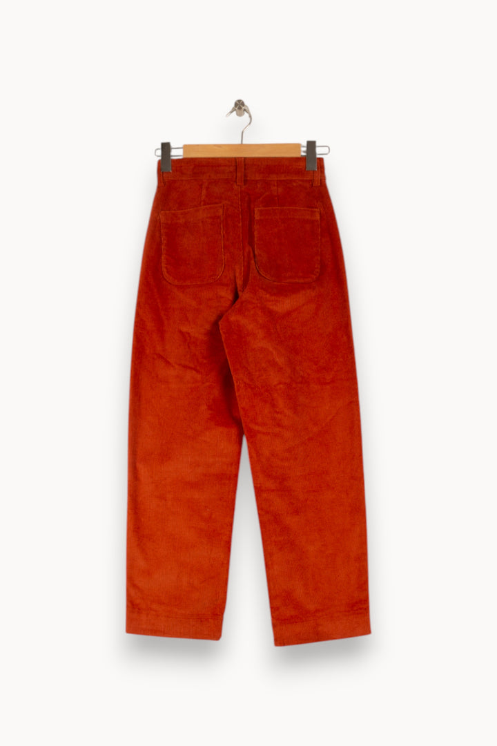 Pantalon Bordeaux - Taille S/36 de la marque Petite Mendigote | PARAD48611 - Vendu par Paradigme - Image 4