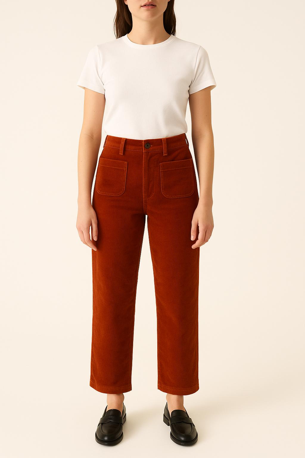Pantalon Bordeaux - Taille S/36 de la marque Petite Mendigote | PARAD48611 - Vendu par Paradigme - Image 1