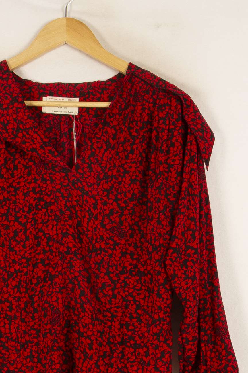 Blouse Rouge et Noire - Taille XS/34 de la marque Zadig&Voltaire | PARAD48616 - Vendu par Paradigme - Image 3