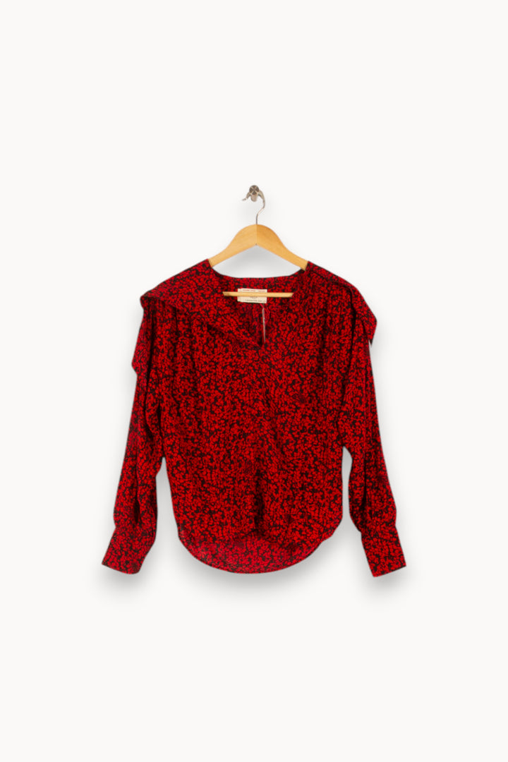 Blouse Rouge et Noire - Taille XS/34 de la marque Zadig&Voltaire | PARAD48616 - Vendu par Paradigme - Image 2