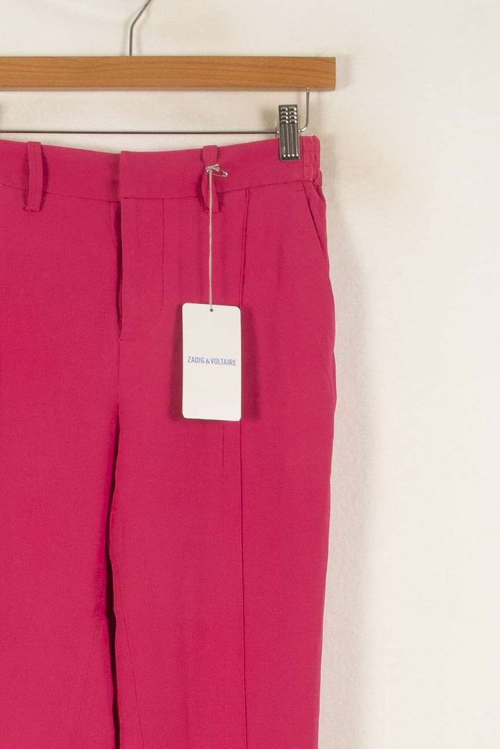 Pantalon Rose - Taille XS/34 de la marque Zadig&Voltaire | PARAD48617 - Vendu par Paradigme - Image 3